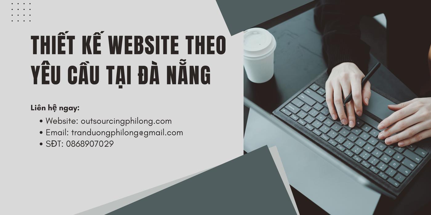 Website design as required in Da Nang