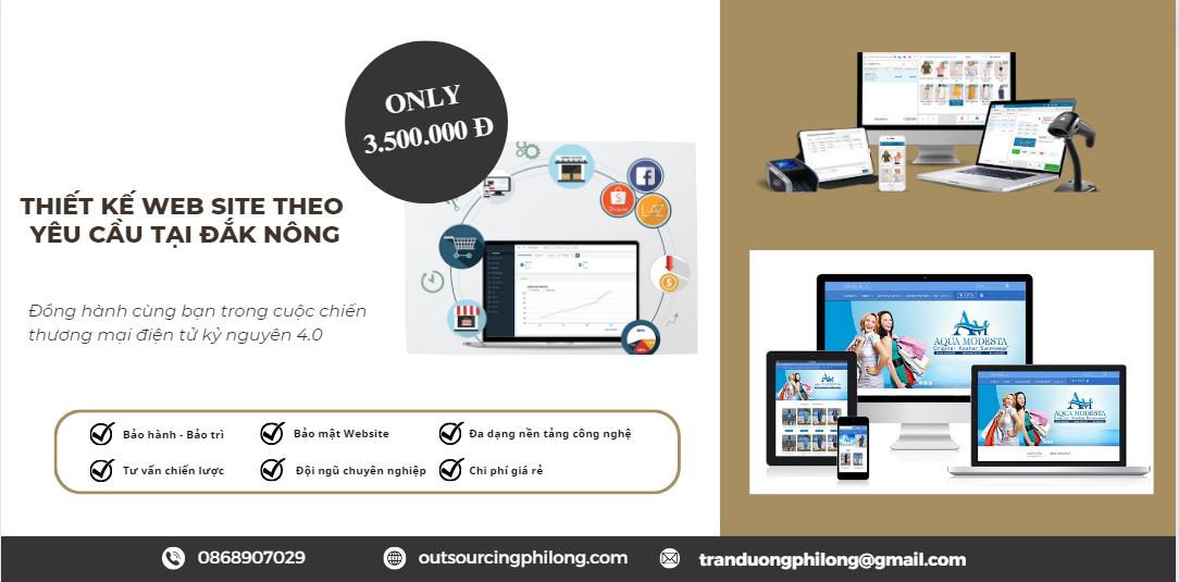 Website design as required in Dak Nong