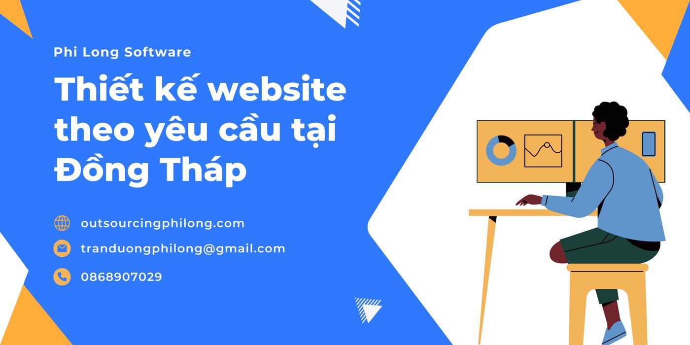 Website design as required in Dong Thap