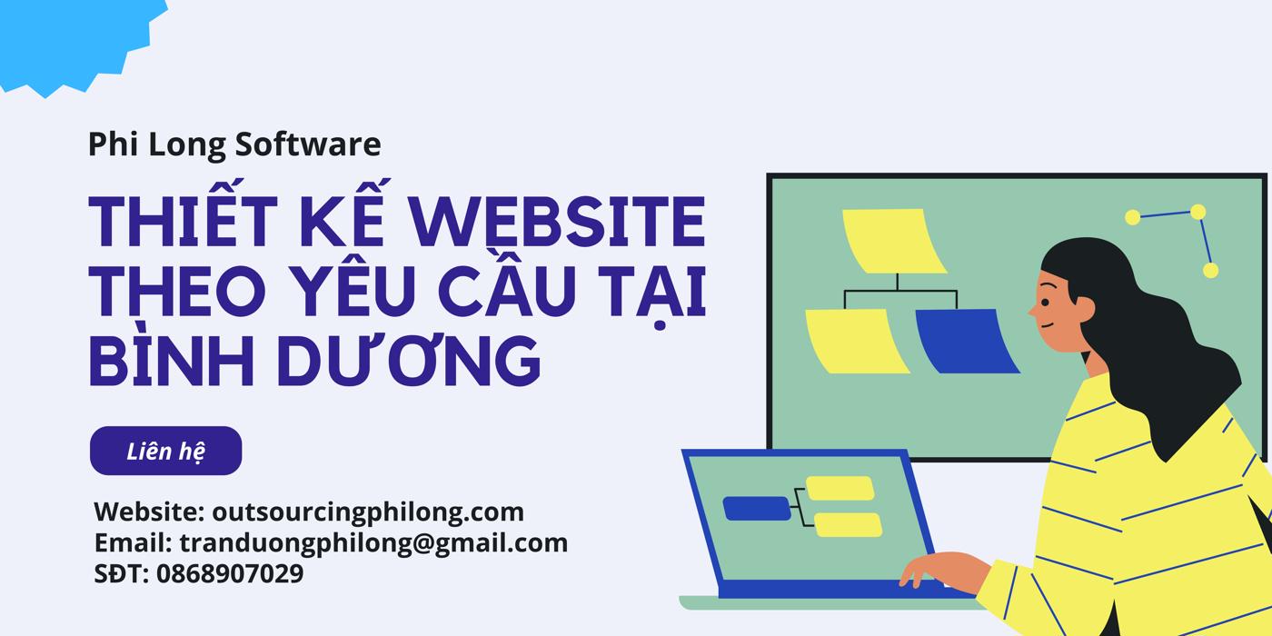 Thiết kế website theo yêu cầu tại Bình Dương