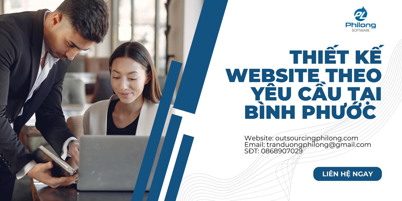 Thiết kế website theo yêu cầu tại Bình Phước