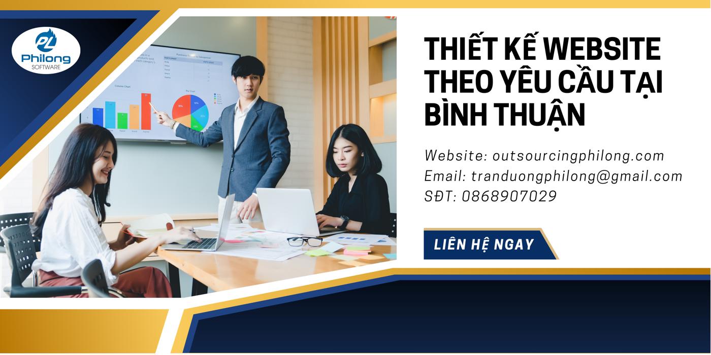 Thiết kế website theo yêu cầu tại Bình Thuận