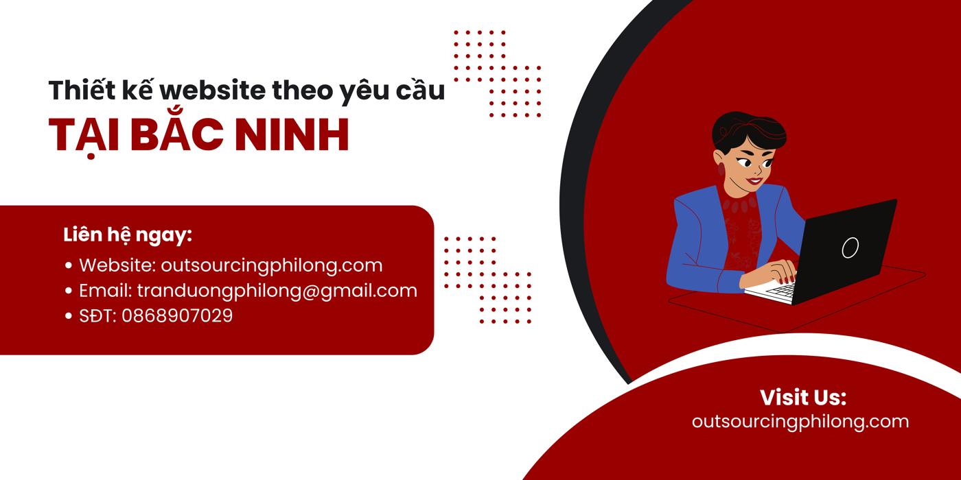 Website design as required in Bac Ninh