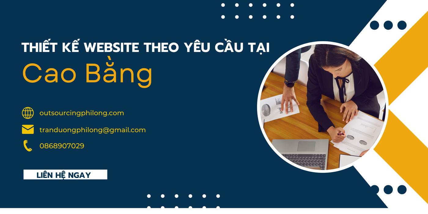 Website design as required in Cao Bang