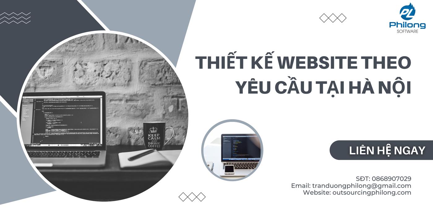 Thiết kế website theo yêu cầu tại Hà Nội