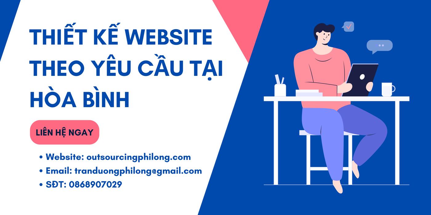 Thiết kế website theo yêu cầu tại Hòa Bình