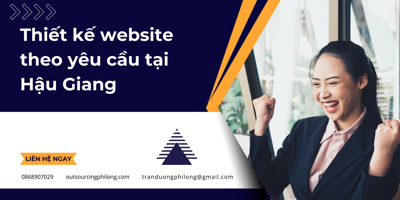 Thiết kế website theo yêu cầu tại Hậu Giang