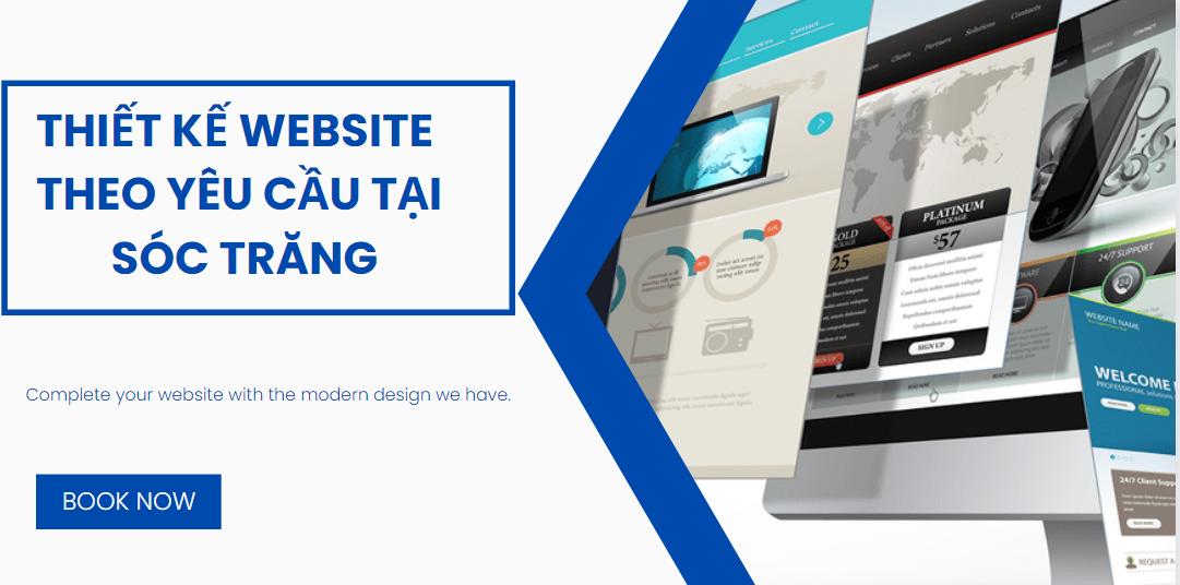Thiết kế website theo yêu cầu tại Sóc Trăng 