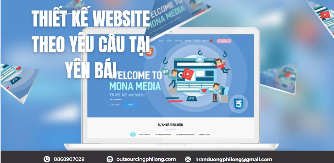 Thiết kế website theo yêu cầu tại Yên Bái