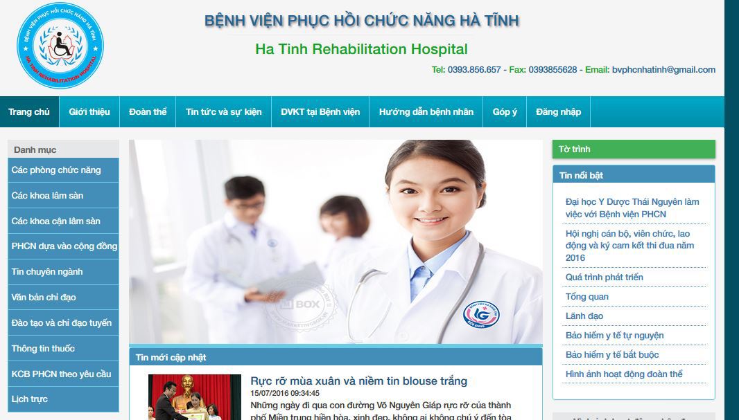 Phần mềm đặt lịch khám bệnh tại Hà Tĩnh, Nghệ An, Hà Nội, Huế, TP.HCM, Quảng Bình, Quảng Trị, Đà Nẵng, Khánh Hòa, Tây Nguyên, Miền Tây